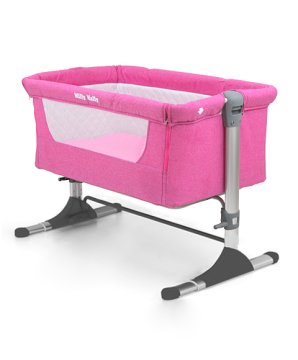 shumee Posteljna posteljica Side by Side PINK