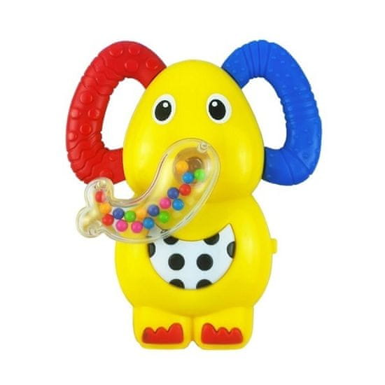 Baby Mix Otroška klopotec z zvokom slona Baby Mix mimovrste=)