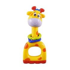 Baby Mix Otroška klopotec Baby Mix rumena žirafa