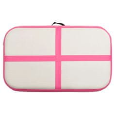 Vidaxl Napihljiva gimnastična podloga s tlačilko 60x100x20 cm roza
