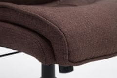 BHM Germany Pisarniški stol Villach, tekstil, rjava barva