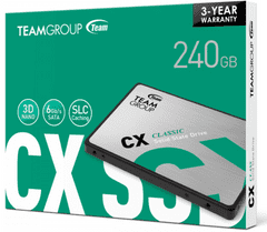 CX1 SSD disk, 240 GB, SATA 3, 6,35 cm, 3D NAND (T253X5240G0C101)