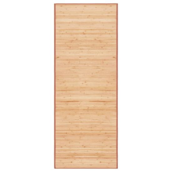Vidaxl Preproga iz bambusa 80x200 cm rjave barve