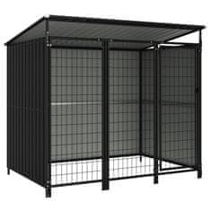 Vidaxl Zunanji pasji boks 193x133x163 cm