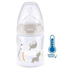 Nuk First Choice steklenička za dojenčke z uravnavanjem temperature 150 ml, bež