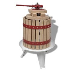 Vidaxl Preša za sadje in vino 12 L