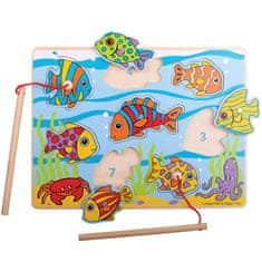 Bigjigs Toys Bigjigs Igrače Lovljenje rib na deski