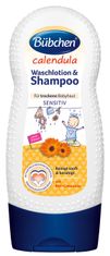 Bübchen Otroško čistilno mleko in šampon 2 v 1 Calendula 230 ml
