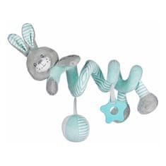 Baby Mix Otroška posteljica Spiral Baby Mint Rabbit