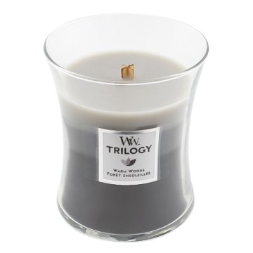 Woodwick Sveča Trilogy , Topel les, 275 g