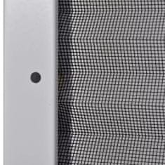Vidaxl Plise komarnik za okna aluminij 60x80 cm s senčilom