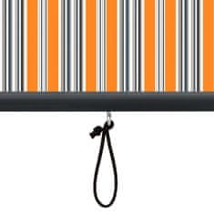 Vidaxl Zunanje rolo senčilo 60x250 cm rumeno in modro