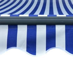 Vidaxl Ročna tenda s solarnimi LED lučkami 3,5 x 2,5 m