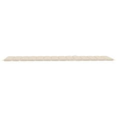 Vidaxl Blazina za ležalnik krem 200x70x3 cm oxford tkanina