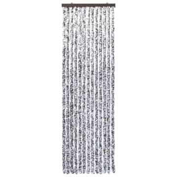 Vidaxl Zavesa proti mrčesu rjava in bež 56x200 cm šenilja