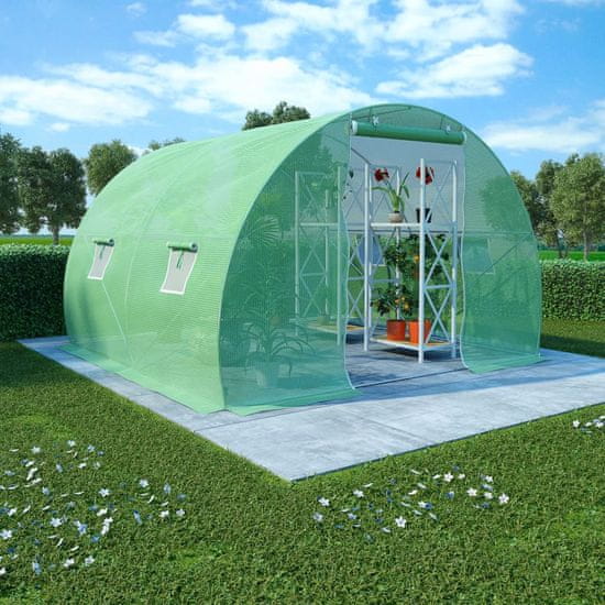 Vidaxl Rastlinjak 6 m2 3x2x2 m