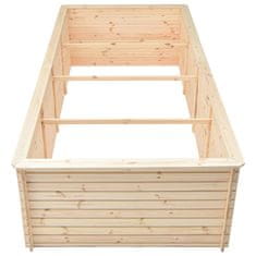Vidaxl Visoka greda 300x150x80,5 cm borovina 19 mm