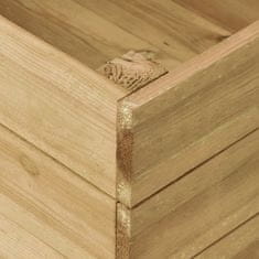 Vidaxl Visoka greda 200x50x54 cm impregnirana borovina