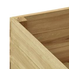 Vidaxl Visoka greda 200x150x54 cm impregnirana borovina