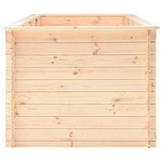 Vidaxl Visoka greda 300x100x80,5 cm borovina 19 mm