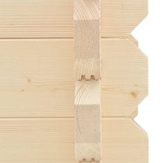 Vidaxl Visoka greda 42 mm 100x50x87,8 cm trden smrekov les