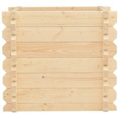 Vidaxl Visoka greda 42 mm 100x100x87,8 cm trden smrekov les