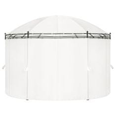 Vidaxl Paviljon kremno bel 530x350x265 cm