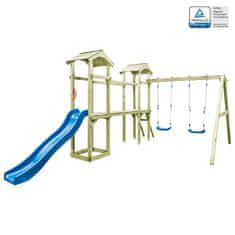Vidaxl Zunanje igralo 252x432x218 cm impregnirana borovina