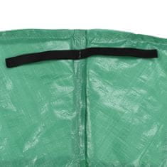 Vidaxl Varnostna podloga PE zelena za 3,96 m okrogel trampolin