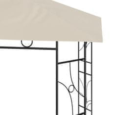 Vidaxl Paviljon 3x3x2,7 m krem 160 g/m2