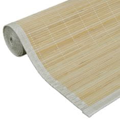 shumee Preproga iz bambusa 100x160 cm naravne barve