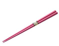 MIJ lakirane jedilne paličice (chopsticks), roza