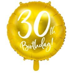 Moja zabava Balon Gold 30 let