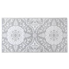 Vidaxl Zunanja preproga svetlo siva 190x290 cm PP