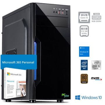 PCplus e-office namizni računalnik + DARILO: 1 leto Microsoft 365 Personal (141120) - Odprta embalaža