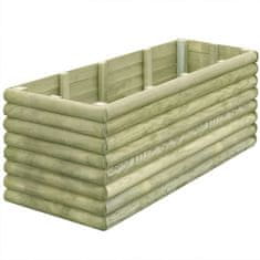 Vidaxl Visoka greda 150x56x48 cm impregnirana borovina 19 mm