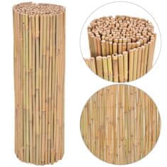 Vidaxl Ograja iz bambusa 300x100 cm