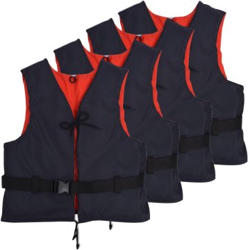 Vidaxl Plovni pripomočki 4 kosi 50 N 70-90 kg mornarsko modri