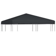 Vidaxl Streha za paviljon 310 g/m2 3x3 m siva