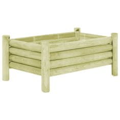 Vidaxl Visoka greda iz impregnirane borovine 100x60x42 cm