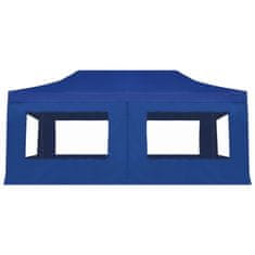 Vidaxl Profesionalni šotor za zabave aluminij 6x3 m moder