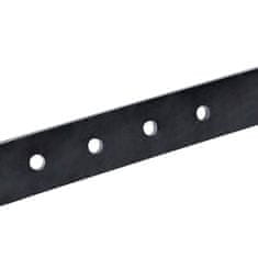 Vidaxl Nastavek za plug črn kovinski