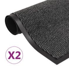 Vidaxl Protiprašni predpražniki 2 x pravokotni taftani 60x90 cm