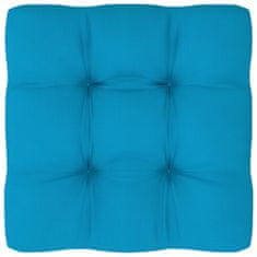 Vidaxl Blazina za kavč iz palet modra 70x70x12 cm