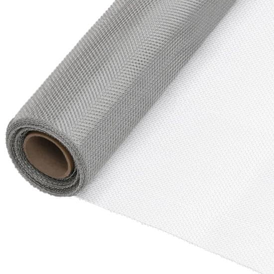 Vidaxl Mreža iz nerjavečega jekla 100x2000 cm srebrna