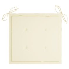 Vidaxl Blazine za vrtne stole 4 kosi krem 50x50x3 cm oxford tkanina