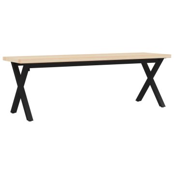 Vidaxl Klop 135x40x45 cm borovina