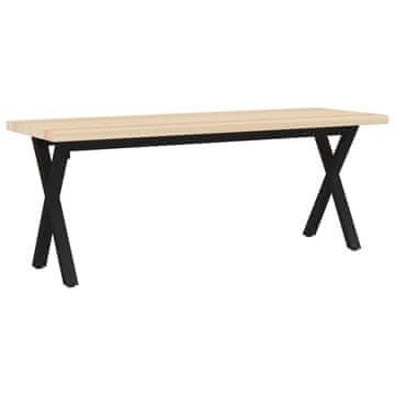 Vidaxl Klop 115x40x45 cm borovina