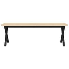 Vidaxl Klop 135x40x45 cm borovina