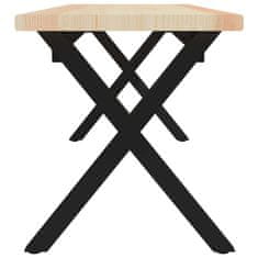 Vidaxl Klop 135x40x45 cm borovina